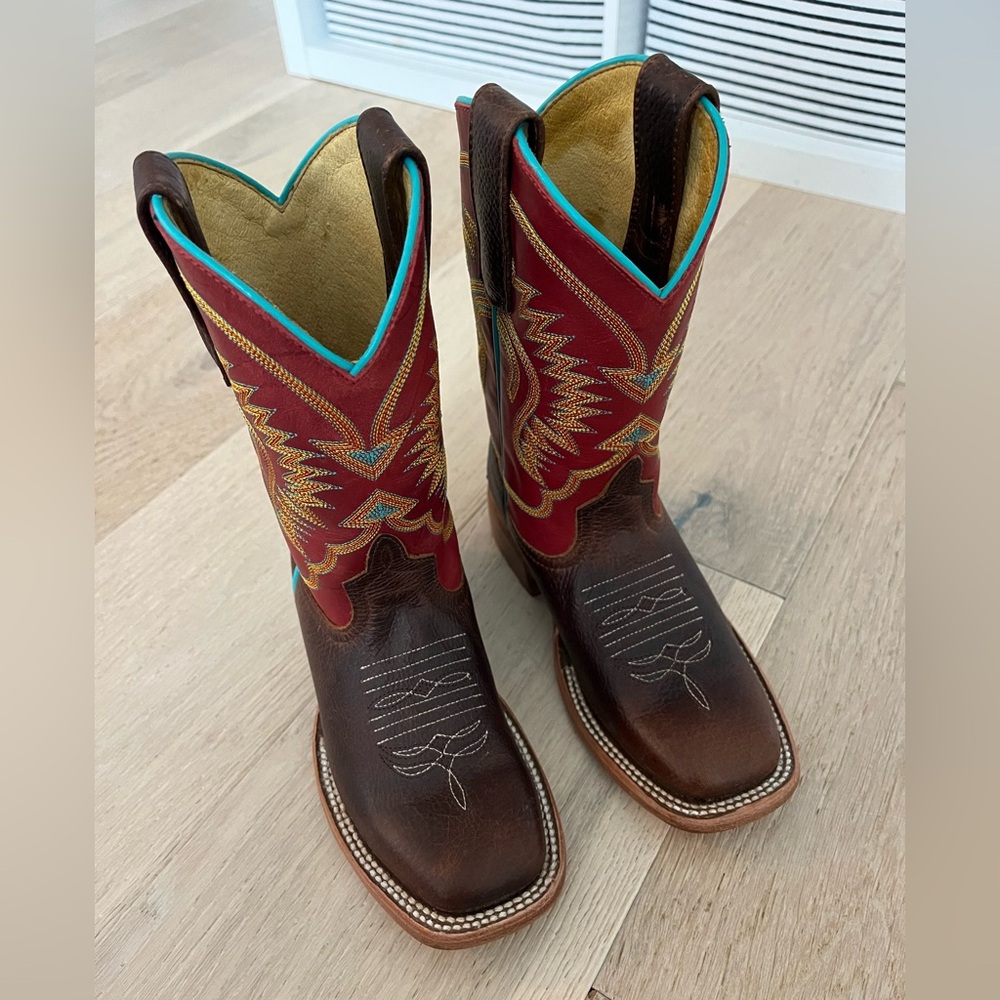Boys Anderson bean Western Cowboy Boots